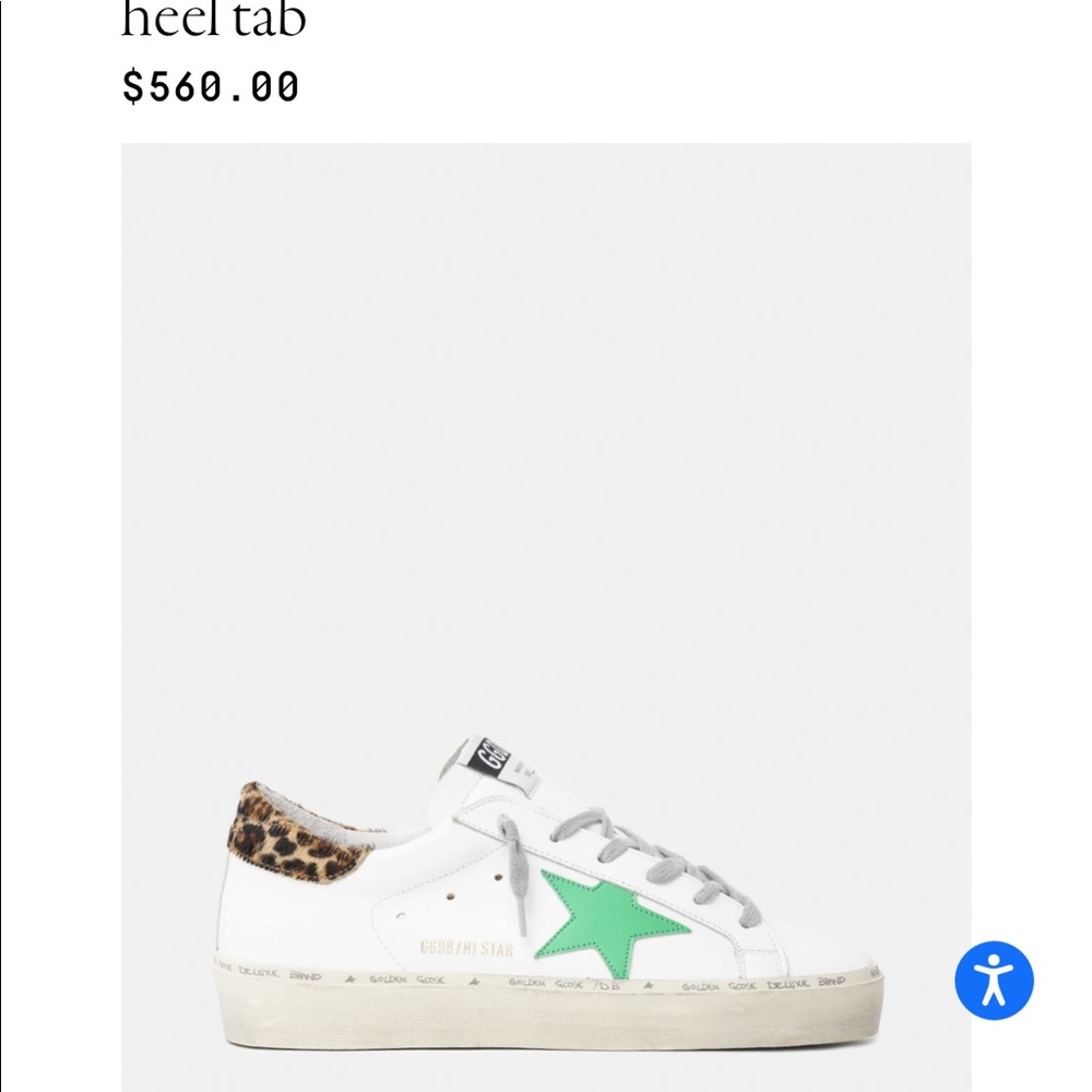 Worn twice. Authentic Golden Goose sneakers.